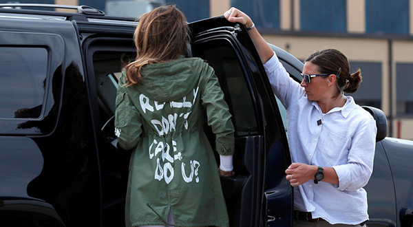 Melania’s Jacket Sparks Fresh Outrage amid Immigration Row